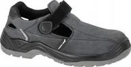 Sandały męskie - SANDAŁY ZAMSZOWE SZARO-CZARNE, S1 FO SR,"39", CE, LAHTI - miniaturka - grafika 1
