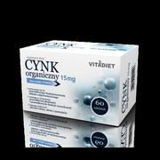 Vitadiet Cynk Organiczny 15 Mcg 60 Tabl.