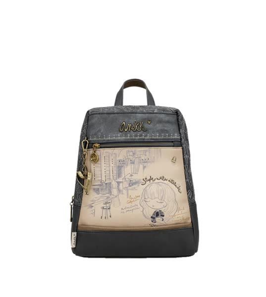 Anekke plecak rekreacyjny Plecak Studio City Wielokolorowy ciemnoniebieski