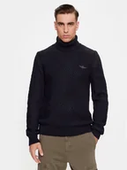 Swetry męskie - Aeronautica Militare Golf 232MA1455L509 Granatowy Regular Fit - miniaturka - grafika 1