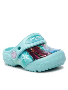 Buty dla dziewczynek - Crocs Klapki Fl Disney Frozen II Clog T 206804 Kolorowy - grafika 1