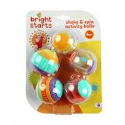 Zabawki interaktywne dla dzieci - Bright Starts HCM Kinzel GmbH HCM Aktywne Piłeczka Shake & Spin, 5 sztuk 28158 - miniaturka - grafika 1