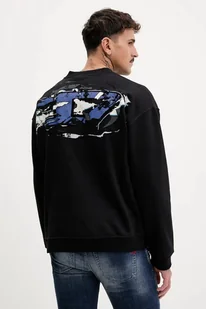 Diesel bluza S-BOXT-T2 męska kolor czarny gładka A18694.0HYAT - Bluzy męskie - miniaturka - grafika 1