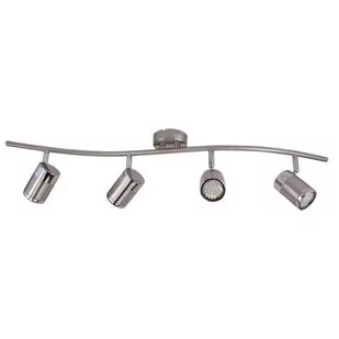 Ideus Plafon LAMPA sufitowa OLAF 03258 metalowa OPRAWA listwa regulowane reflektorki tuby chrom satyna 03258 - Lampy sufitowe - miniaturka - grafika 1