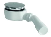 Syfony - Schedpol Syfon brodzikowy PLASTBRNO z grzybkiem chrom średnica 90 mm 9.133 - miniaturka - grafika 1