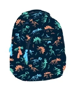 Astrabag, Plecak trzykomorowy - Dinosaur (AB330) - Plecaki - miniaturka - grafika 1