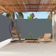 Pawilony ogrodowe - vidaXL Zwijana markiza boczna, antracytowa, 200 x 600 cm vidaXL - miniaturka - grafika 1