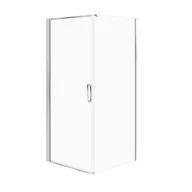 Kabiny prysznicowe - Kabina prysznicowa Cersanit Moduo 90x80x195 prostokątna chrom transparentne S601-486 - miniaturka - grafika 1