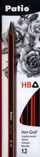 Ołówek techniczny Van Graf trójkątny HB 12 sztuk - Patio - Przybory szkolne - miniaturka - grafika 1