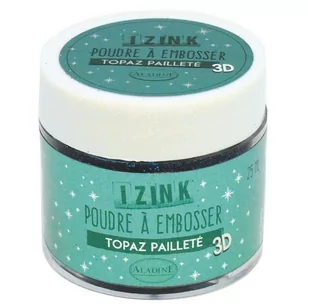 Puder do embossingu, niebieski brokatowy - Scrapbooking - miniaturka - grafika 1