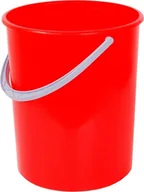 Pojemniki przemysłowe - Artech Okrągły pojemnik plastikowy bez pokrywy 20l czerwony - miniaturka - grafika 1