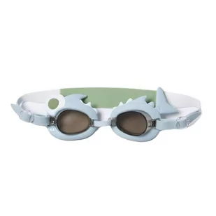 Sunnylife - Okulary pływackie dla dzieci - Shark Tribe, Khaki - Pływanie - miniaturka - grafika 1