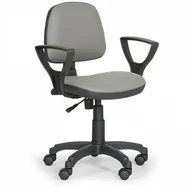 Fotele i krzesła biurowe - EUROSEAT Krzesła robocze Milano - stały kontakt - z podłokietnikami 300114 - miniaturka - grafika 1
