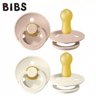 BIBS 2 - Pack Blush & Ivory m Smoczek Uspokajający Kauczuk Hevea - Smoczki uspokajające - miniaturka - grafika 1