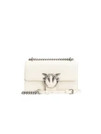 Torebki damskie - Pinko Skórzana torebka w kolorze białym - 21 x 13 x 6 cm - miniaturka - grafika 1