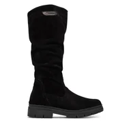 Kozaki damskie - Kozaki Tamaris 1-25606-45 Czarny - miniaturka - grafika 1