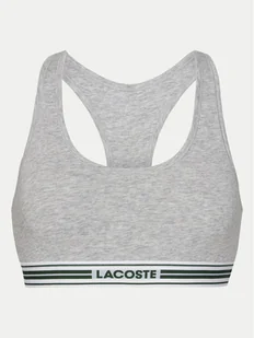 Lacoste Biustonosz top IF8179 Szary - Koszulki sportowe damskie - miniaturka - grafika 1