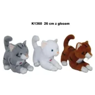 Zabawki interaktywne dla dzieci - Kot glos 26cm MIX Sun-Day - miniaturka - grafika 1