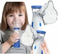 Inhalatory i akcesoria - PRZENOŚNY CICHY INHALATOR SIATECZKOWY NEBULIZATOR DLA DZIECI I DOROSŁYCH - miniaturka - grafika 1