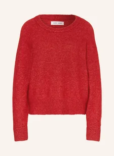 Samsøe  Samsøe Sweter Nor Z Dodatkiem Alpaki rot - Moda i Uroda OUTLET - miniaturka - grafika 1