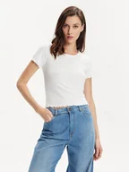Koszulki i topy damskie - ONLY T-Shirt Emma 15201206 Biały Regular Fit - miniaturka - grafika 1
