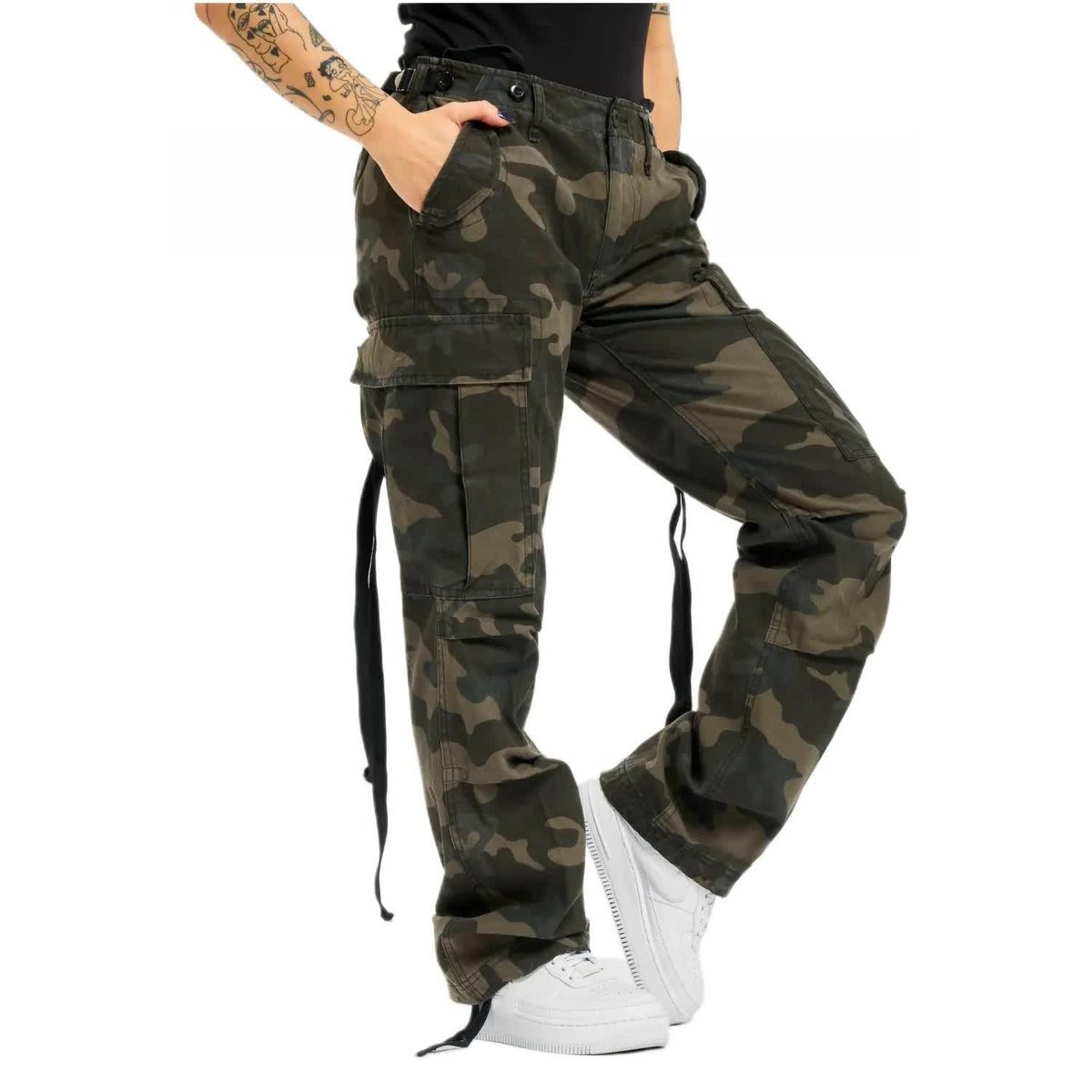 Spodnie Bojówki Damskie BRANDIT M65 - Dark Camo 36 [36]