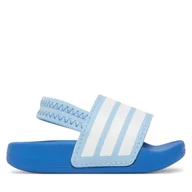 Buty dla chłopców - Sandały adidas adilette Estrap JR5327 Błękitny - miniaturka - grafika 1