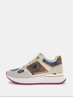Trampki damskie - sneakers donna guess fltkor fal12 korenzo blue - miniaturka - grafika 1