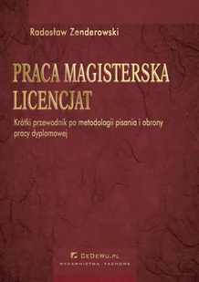Technika pisania prac magisterskich i licencjackich - Filologia i językoznawstwo - miniaturka - grafika 1