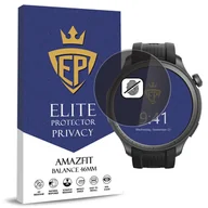 Akcesoria do smartwatchy - FOLIA 5D PRYWATYZUJĄCA SZKŁO ANTI-SPY DO AMAZFIT BALANCE 46MM CAŁY EKRAN - miniaturka - grafika 1
