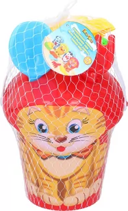 Zestaw wiaderko do piaskownicy piasku EDDY TOYS 29cm 5el - Zabawki do piasku - miniaturka - grafika 2