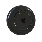 Wyłączniki światła i elektryczne - DPM Włącznik pojedynczy LF0011B czarny DPM - miniaturka - grafika 1