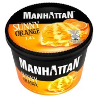 Lody i desery lodowe - Manhattan Lody z serkiem twarogowym i lody pomarańczowe 1400 ml - miniaturka - grafika 1