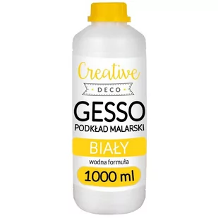 Creative Deco Gesso, biały podkład, grunt malarski,1000 ml - Decoupage - miniaturka - grafika 1