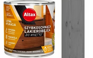 Szybkoschnąca lakierobejca do wnętrz 0,25 l antracyt Altax - Farby i impregnaty do drewna - miniaturka - grafika 1
