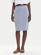 Spódnice - Olsen Spódnica ołówkowa 16001511 Niebieski Slim Fit - miniaturka - grafika 1