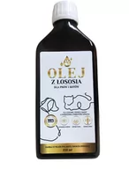 Suplementy i witaminy dla psów - LAB V Olej z łososia o zwiększonej zawartości witamin 250ml - miniaturka - grafika 1