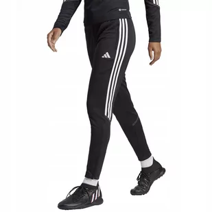 Spodnie damskie adidas Tiro 23 Club Training czarno-białe HS9530 2XL - Dresy damskie - miniaturka - grafika 1