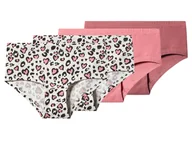 Majtki dla dzieci - esmara Majtki hipstery dziewczęce z biobawełną, 4 pary (Różowy/biały, 158/164) - esmara® - miniaturka - grafika 1