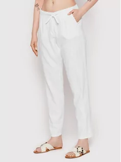 Spodnie damskie - Regatta Spodnie materiałowe Maidas RWJ255R Biały Regular Fit - grafika 1