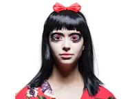 Dodatki do strojów karnawałowych - Soczewki kontaktowe "Mangekyou" - 7 dniowe - miniaturka - grafika 1