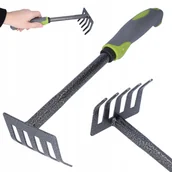 Grabie i motyki - Małe grabki ogrodowe do liści narzędzia ogrodnicze - miniaturka - grafika 1