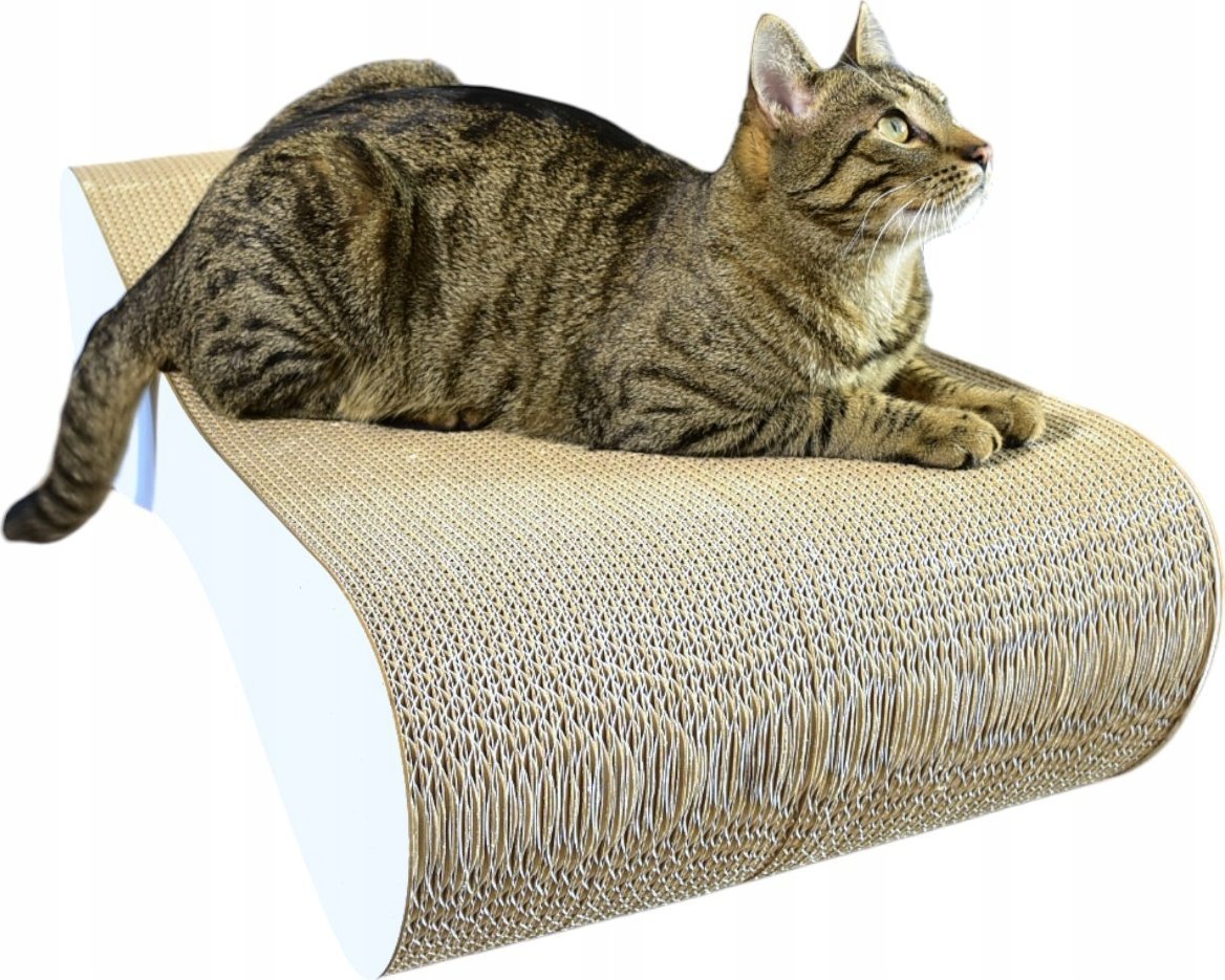 Drapak dla kota biały szeroki MIMI 70x23x40 cm MruuPruu