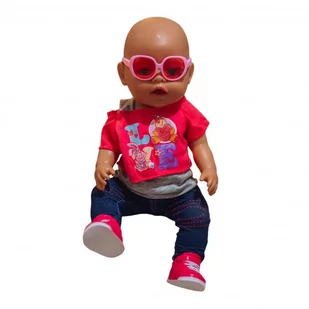 Lumarko Modne Ubranko Dla Lalki Love Okulary Buciki 43-46 Cm! - Akcesoria dla lalek - miniaturka - grafika 3