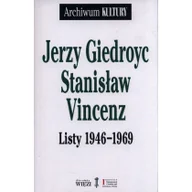 Książki o kulturze i sztuce - Biblioteka Więzi Listy 1946-1969 - Jerzy Giedroyc, Stanisław Vincenz - miniaturka - grafika 1