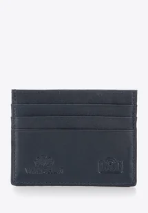 Etui skórzane z ochroną kart granatowe - Etui na klucze - miniaturka - grafika 1