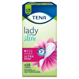 Tena Lady Slim Ultra Mini Wkłady anatomiczne 28 sztuk - Wkładki higieniczne - miniaturka - grafika 1