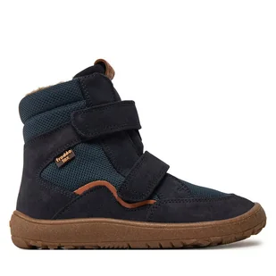 Kozaki Froddo Barefoot Tex Winter G3160233 M Niebieski - Buty dla chłopców - miniaturka - grafika 1