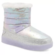 Buty dla dziewczynek - Botki Frozen AW23-220DFR Srebrny - miniaturka - grafika 1