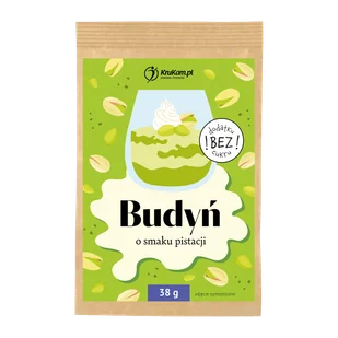 Budyń o smaku pistacji 38g bez dodatku cukru - Budyń - miniaturka - grafika 1